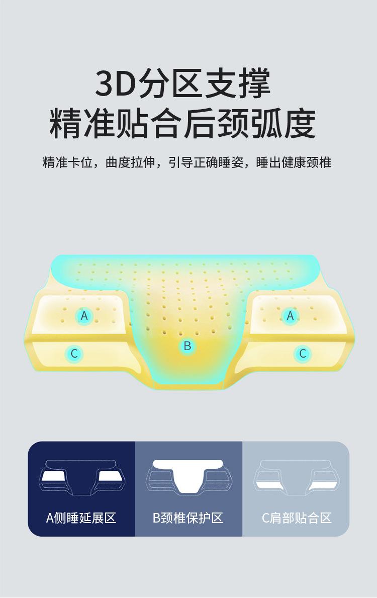 记忆棉蝶形枕-菱形格-1688_05