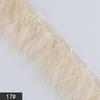 Em estoque tecido de veludo com borda de pena de peru tecido com pena cinto de tecido DIY roupas de performance roupas de dança latina roupas de boneca