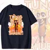 Tung Tung Tung Sahur Bate de Béisbol Camiseta Tralero Tralala Algodón