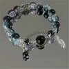 Pulseira Ink Sea Cat Best Friend para Estudantes Criativa Nicho Personalidade Retrô Pulseira de Casal Personalidade Ins Estilo Minimalista Corrente