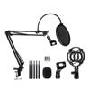 Explosões Transfronteiriças Suporte Cantilever Reforçado Universal para Desktop Suporte para Microfone Cobertura Anti-Sopro Conjunto de Microfone Condensador para Desktop