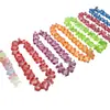 Fornecimento Direto da Fábrica 24 Pares 6cm Guirlanda Colorida Havaiana para Festival de Música Festa de Aniversário Festa de Evento Decoração de Festa