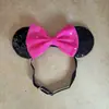 Accesorios para el cabello con lazo de lentejuelas nuevos transfronterizos para niños diadema decorativa de parque de atracciones banda elástica de nailon ajustable para el cabello