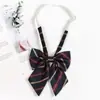Corbata Azul Estilo Universitario jk Camisa Holgada Sin Golpes Accesorios Ropa Académica Rayada Japonesa Corbata de Lazo Mano Femenina Golpea Masculino dk