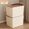 Caixa Organizadora para Uso Doméstico, Caixa Organizadora de Grande Capacidade sob o Guarda-Roupa ou Mesa no Quarto, Organizador Plástico Espessado e Conveniente para Armazenamento sob a Cama