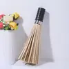 Cepillo estropajo de bambú antiguo para la limpieza de la cocina del hogar