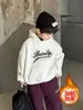 Moletom Casual e Bonito para Bebês, Moda Infantil Média e Grande Outono e Inverno Veludo Quente Tudo-Em-Um Veludo Pulôver de Manga Comprida
