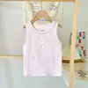 Chaleco de Verano 100% Algodón para Niños, Camiseta sin Mangas de Malla para Niños, Camiseta sin Mangas para Bebés Niñas, Chaleco de Verano para Niños Mayores