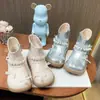 Botas para Niñas 2025 Invierno Nuevas Botas de Princesa con Lazo de Moda para Niños Botas Cortas Antideslizantes para Bebé Botas de Cuero a la Moda