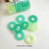 Línea telefónica degradada Anillo para el pelo color caja sin costuras Caramelo de color para el pelo Set simple Cuerda para el pelo Cuerda para el pelo Accesorios para el pelo