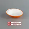 Vajilla de Melamina Plato de Dos Colores para Restaurantes de Hot Pot y Barbacoa, Plato Cuadrado de Barbacoa Comercial Imitación Porcelana