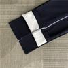 Calças escolares de algodão poliéster, calças esportivas de estudante do ensino médio, calças masculinas e femininas, calças soltas, retas, uniforme escolar, outono, grossas