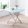 Mesa plegable para comedor, sencilla, para uso doméstico, para alquiler en dormitorios, mesa rectangular, mesa de escritura, mesa pequeña portátil.