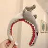Lindas diademas de dibujos animados, divertidos sombreros de carpa y dinosaurio, diademas de tiburón súper adorables, perfectos para fotos, actuaciones de adultos y niños, y como accesorios para el cabello