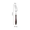 Mango de madera con forma de calabaza, juego de cubiertos de acero inoxidable 304, que incluye cuchillo para bistec, tenedor, cuchara y cuchara de postre, adecuado para comidas de estilo occidental