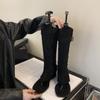 Sandalias de Verano 2026 Estilo Nuevo Chica Picante Botín Sandalias Vaqueras Occidentales con Aumento de Altura, Sandalias de Cuña Únicas con Punta de Tira para Mujer