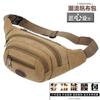 Riñonera de lona para hombre, ideal para deportes al aire libre, montañismo, teléfono móvil, cajero, trabajo, etc.