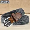 Cinto Feminino Tecido Elástico Esticável Calças Apertadas Masculino e Feminino Estilo Coreano Versátil Casual Fivela de Pino Fino Tendência Estudante Sem Furos