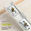 Suporte de parede de aço laminado a frio Suporte de instalação para trilho de cortina Suporte universal ajustável reforçado espessado Acessórios de ferragens para melhoria da casa