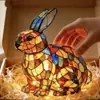 Adornos de resina de la nueva serie de perros transfronterizos, luz nocturna LED, arte, estatua de animal, decoración creativa para el hogar, escritorio