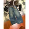 Suxinlan/YOUMO Jeans Casuais Rasgados Retro Americano Feminino Outono Soltos Versáteis Calças de Perna Larga (com cinto)