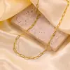Europa e Estados Unidos tendência transfronteiriça ins corrente cubana colar 18k ouro não desbota corrente de personalidade da moda joia de alta qualidade