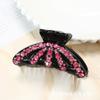 Presilha Grande de Cabelo para Meninas, Presilha de Strass para a Parte de Trás da Cabeça, Presilha Colorida tipo Doce para Lavar o Rosto, Garra de Cabelo Xadrez com Strass para Fios Soltos
