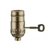Cabeza de Llave de Fundición a Presión + Varilla de Cobre Extendida Bronce Bronce Antiguo Níquel Negro Níquel Fabricante de Origen Accesorios para Luminarias
