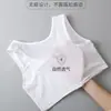 Camisola de Verano Fina con Cinturón Ropa Interior Femenina con Cinturón Especial para Pecho Pequeño Sujetador Deportivo Se Muestra Pequeño Súper Plano