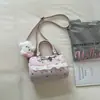Bolsa de Ombro Elegante e Relaxada Estilo Coreano 2026 Verão Nova com Acabamento em Renda de Alto Valor
