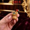 Sándalo Verde Doce Constelaciones Cadena para Teléfono Móvil Sándalo Zodiaco Colgante Pequeño Llavero de Bolso Colgante Pieza Pequeña DIY