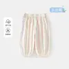 Pantalones Anti-Mosquitos para Niñas Verano 2026 Modelo Nuevo Bebé Antibacterianos Casuales Pantalones Cortos Verano Pantalones Delgados para Niños Ropa de Verano
