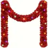 2026 Nueva Decoración Navideña Superventas Transfronteriza Luces de Cinta de Colores con Luces LED