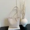 Bolsa Tote Casual de Hombro Único de Gran Capacidad con Patrón Tejido de Color Sólido, Moda Trendy Simple, Nueva de Otoño 2026