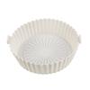 Mat de Silicone de Grau Alimentício Redondo Reutilizável Fácil de Limpar para Air Fryer, Cozinha Quente, Assar, Transfronteiriço