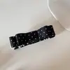 Pinza para el Cabello de Lunares con Lazo Versátil Estilo Coreano para Mujer 2026 Nuevo Modelo Pinza Banana para Cabello Grueso, Pinza Vertical para Cola de Caballo Alta