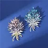 Broche de Espiga de Trigo de Cristal Austriaco Estilo Francés, Elegante y con Estilo, Moda para Mujer, Accesorios de Ropa de Corsage de Alta Gama