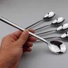 Cozinha Coreana Aço Inoxidável Colher de Arroz Coreana Mimo Cabo Longo Colher Redonda Grande Utensílio de Mesa Colher de Mistura Sopa Mais