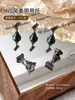 Soporte para Uñas de Práctica de Nail Art Acrílico Transparente Base Magnética Pieza de Ajedrez Iridiscente Bandeja de Exhibición de Uñas de Doble Fila Venta al por Mayor