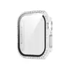 Exclusivo transfronterizo para Apple iwatch10 generación reloj chapado en diamante película templada todo en uno funda protectora de PC