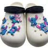 Zapatos Gruesos para Pareja Stilwell Zapatos con Agujeros de Flor Joyas PVC Goma Blanda Hebilla de Zapato Desmontable Joyas Tapa de Popote de Silicona
