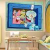 Tela colgante de fondo de Bob Esponja de dibujos animados lindos para transformar y decorar la cabecera de la habitación con tela colgante de fondo de Calamardo Tapiz