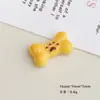 Accesorios de Resina DIY de Dibujos Animados Joyería Hueso de Dos Colores Pegamento de Crema Pasador Funda para Teléfono Móvil Hebilla de Zapato Llavero Colgante con