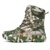 Botas de caza de la selva, botas de combate, botas de entrenamiento militar, botas altas de camuflaje para desierto para hombre, zapatos para trabajos al aire libre, de gran tamaño, en stock, transfronterizos