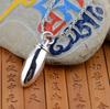 Colgante de plata de ley S925 con diseño de ciervo dorado, estilo tailandés vintage, hecho a mano, venta al por mayor, caja abierta, colgante de plata personalizado para hombre.