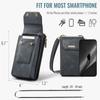 Funda Universal para Teléfono para iPhone Samsung Xiaomi Multifuncional Universal Funda de Cuero para Teléfono Huawei Google Bolsa para Teléfono