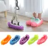 Pantuflas para limpiar el piso, funda para zapatos perezosos, trapeador de chenilla para el hogar, cabezal de trapeador para el hogar, funda para pantuflas silenciosa extraíble y lavable