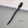Pinza para el pelo de plato de madera Estilo antiguo Plato para el pelo Pasador de pelo Accesorios para el pelo DIY Madera Maciza Diaria Clásica Accesorios para el pelo Hanfu