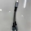 Cable de Audio Tipo-C Trenzado de Nylon Uno a Dos Es Adecuado para Apple Escuchar Música y Cargar, Cable Adaptador de Auriculares Uno a Dos