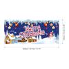 Telón de Fondo Navideño Transfronterizo 2026 Decoración Personalizada para Ambiente de Fiesta Navideña Tela Colgante Pancarta Luminosa Venta al por Mayor